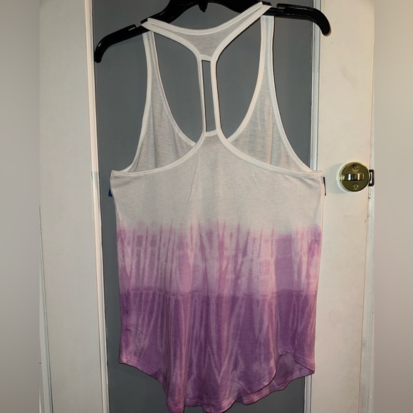 Tye Dye Purple Ombré Tank Top - Picture 3 of 5